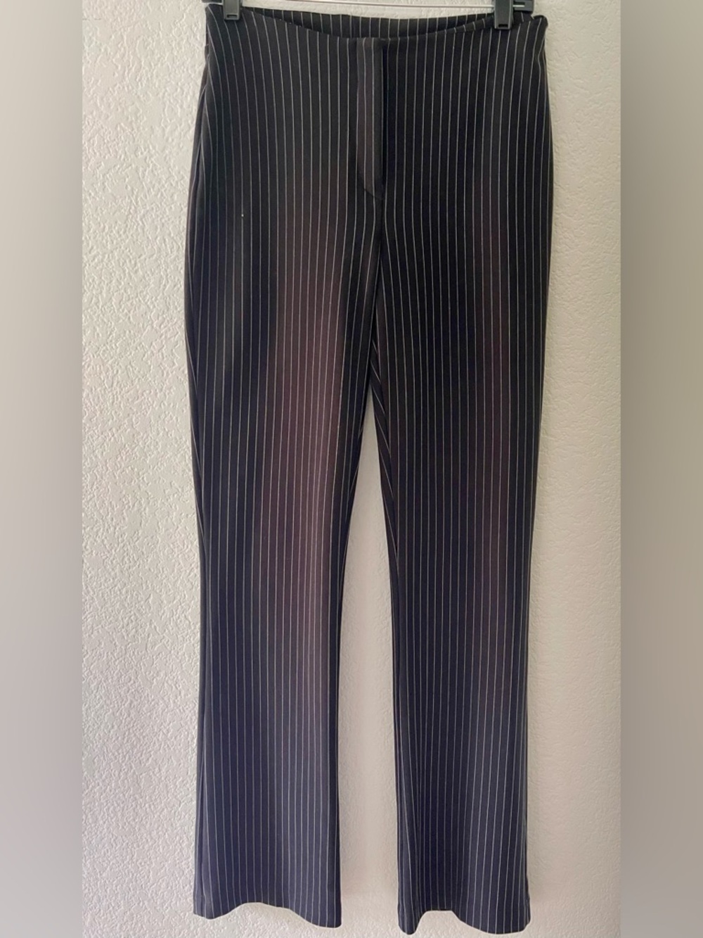 Joe Benbasset Black Pinstripe Women’s Pants sz 7